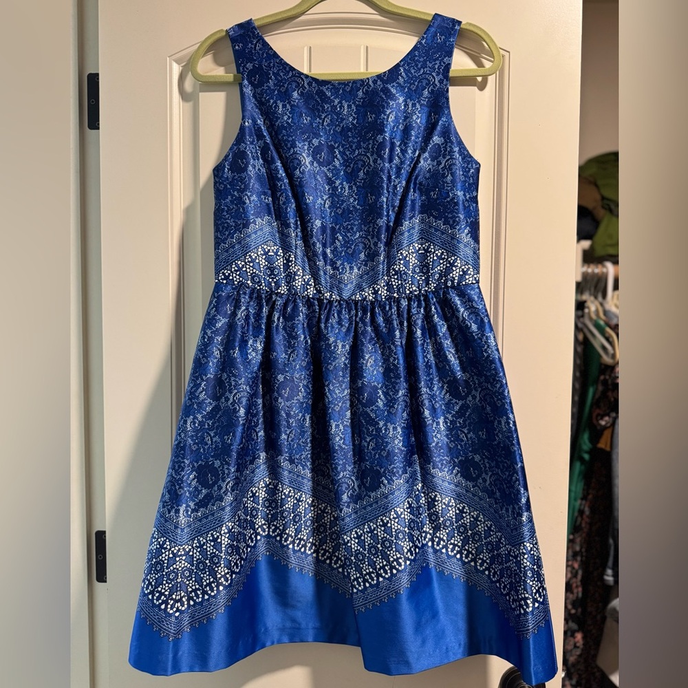Blue Cocktail Dress